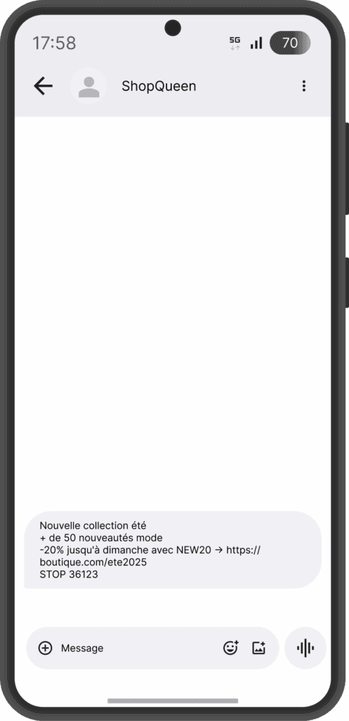 SMS e-commerce vs RCS e-commerce
