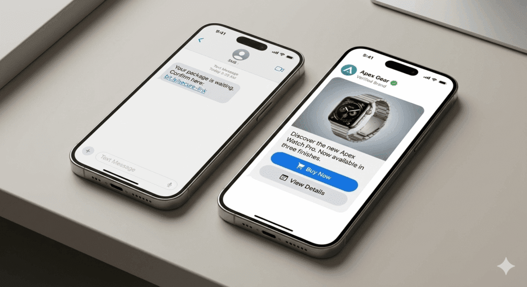 SMS avec lien : Pourquoi vous devriez passer au RCS dès maintenant