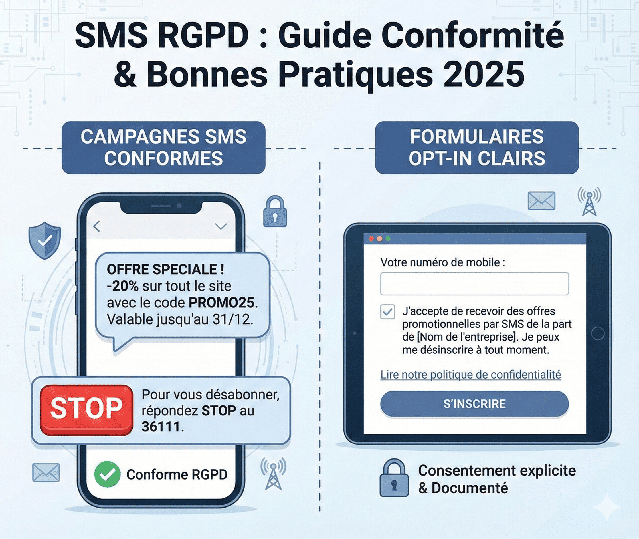 You are currently viewing SMS RGPD : Guide Pratique pour des Campagnes Conformes et Efficaces