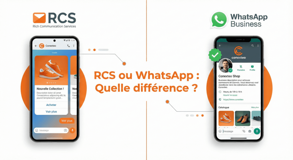 RCS vs WhatsApp Business : Quelle différence et lequel choisir pour votre marketing ?