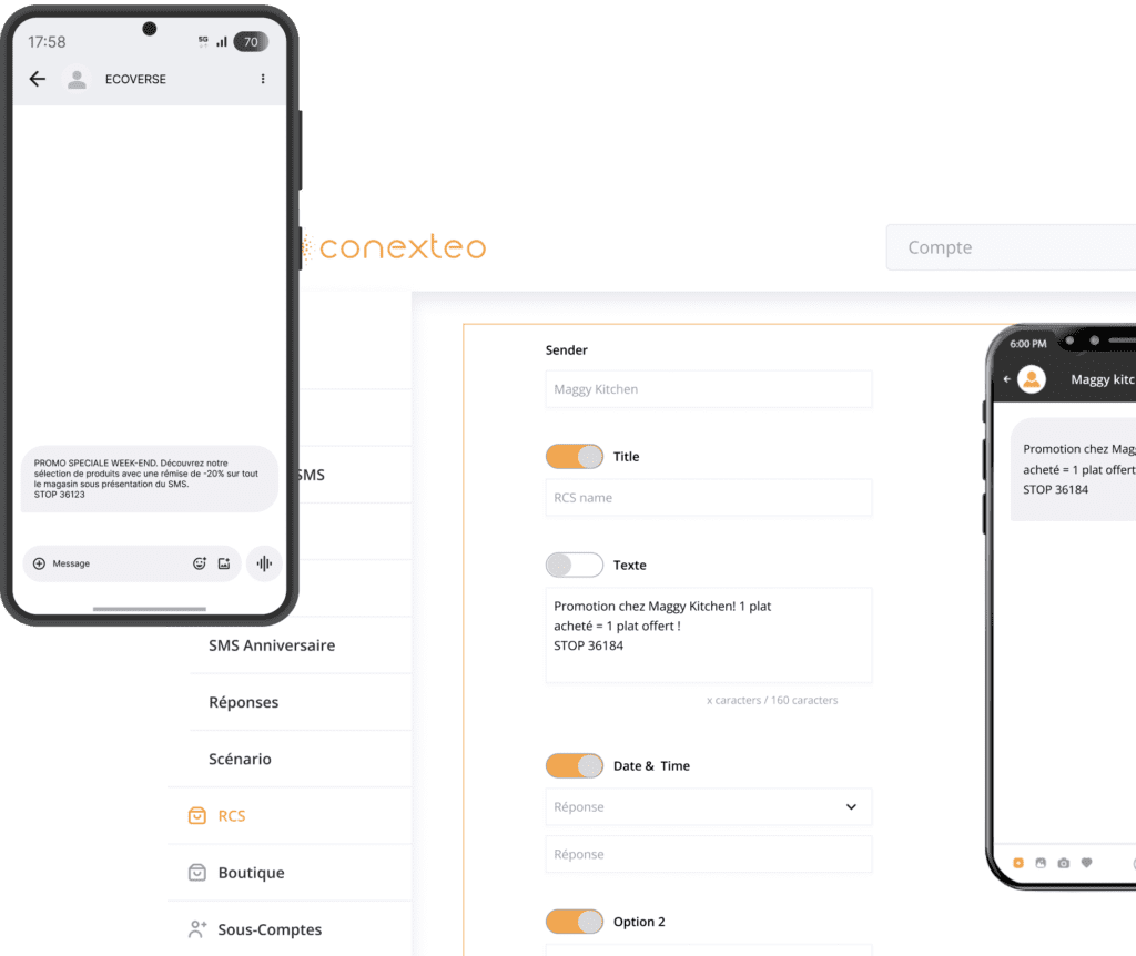 Plateforme SMS marketing professionnel hero